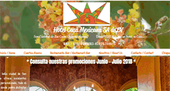 Desktop Screenshot of hotelcasamexicana.com